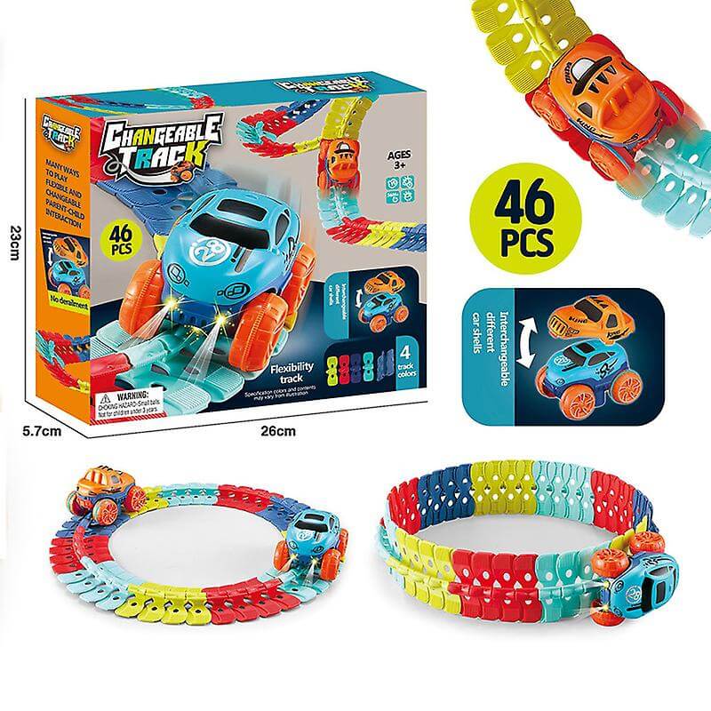 Aventura en Coche™ | Desarrolla la creatividad - Pista de carreras flexible