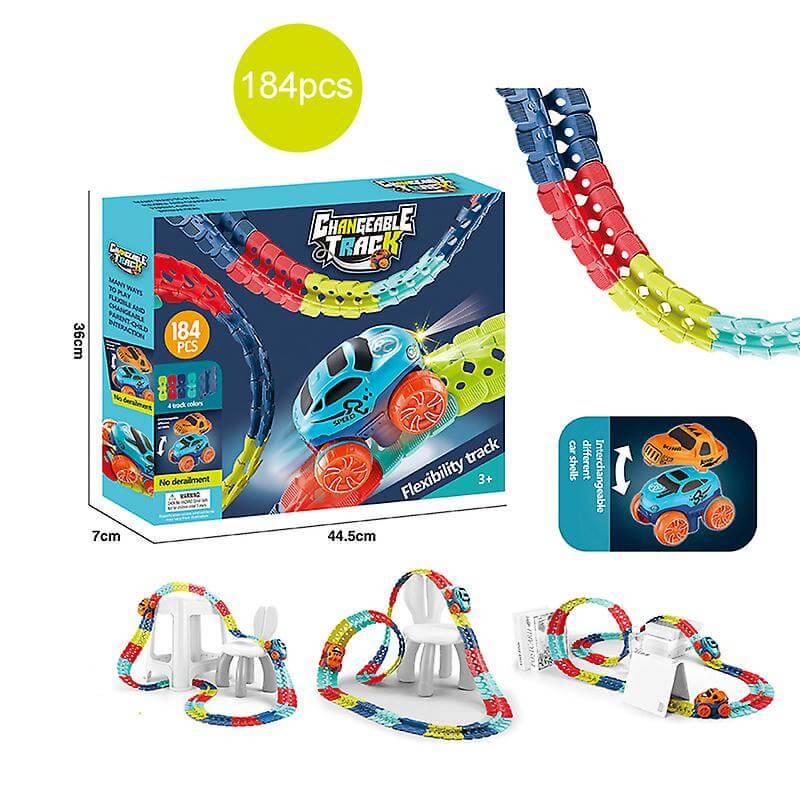 Car Adventure™ | Develop the creativity - Flexible Race Track - mykiddocare