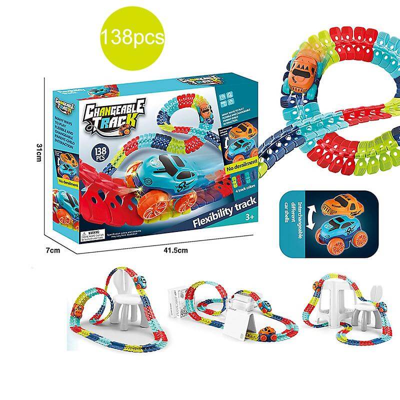 Car Adventure™ | Develop the creativity - Flexible Race Track - mykiddocare