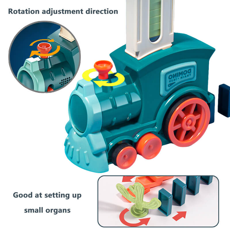 rotation adjustment direction automatic domino train