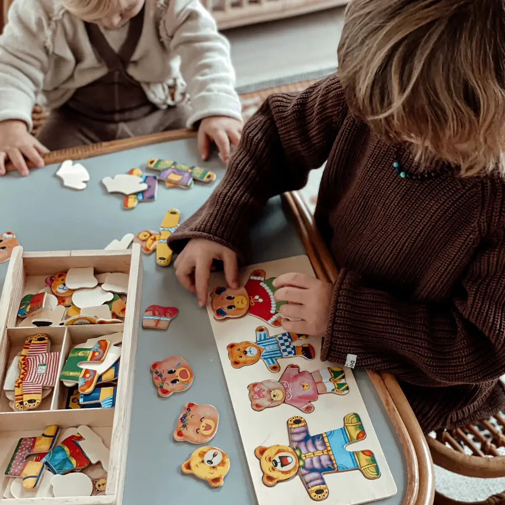 Wooden Dress-Up Puzzle 'BORIS'™ - mykiddocare