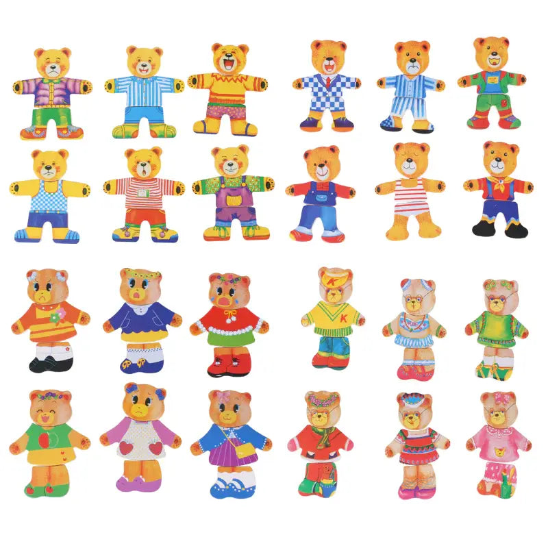 Wooden Dress-Up Puzzle 'BORIS'™ - mykiddocare