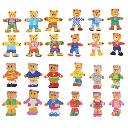 Wooden Dress-Up Puzzle 'BORIS'™ - mykiddocare