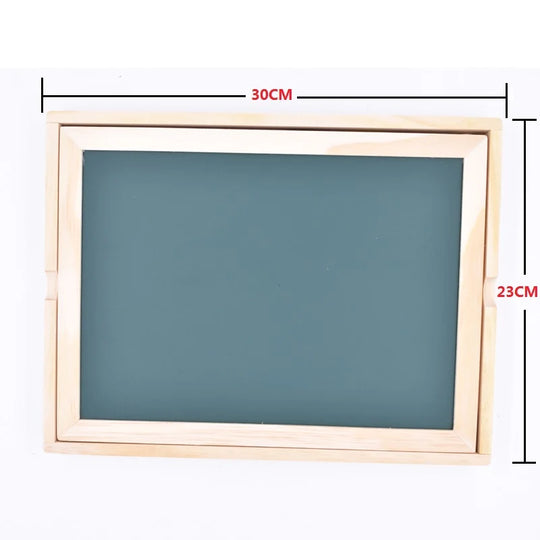 Wooden Magnetic Chalkboard™ | Develop writing and drawing skills - mykiddocare
